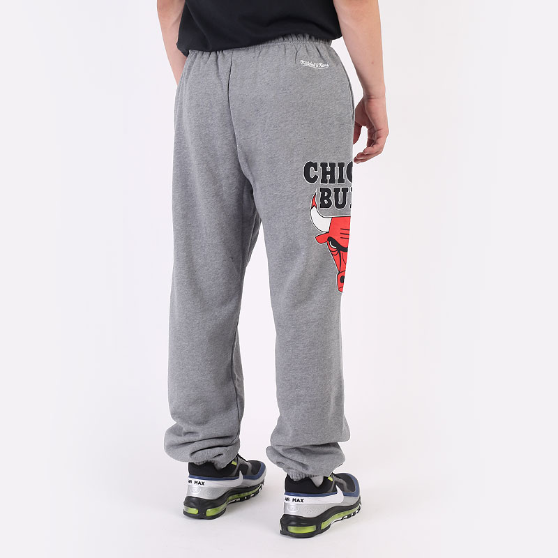 мужские серые брюки Mitchell and ness NBA Chicago Bulls Pants 507PCHIBULGRH - цена, описание, фото 6